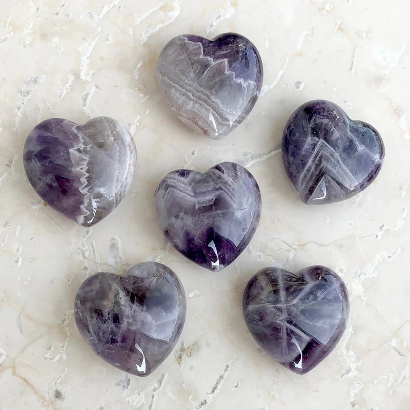 Ametist Chevron, hjärta