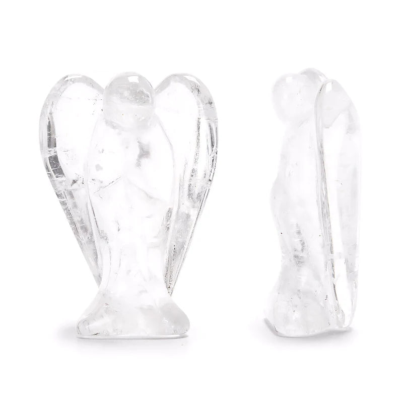 Ängel, bergkristall