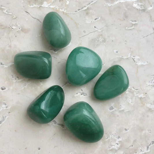 Grön Aventurin, trumlad