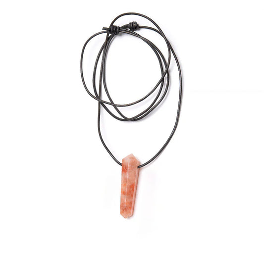 Solsten, hänge med rem